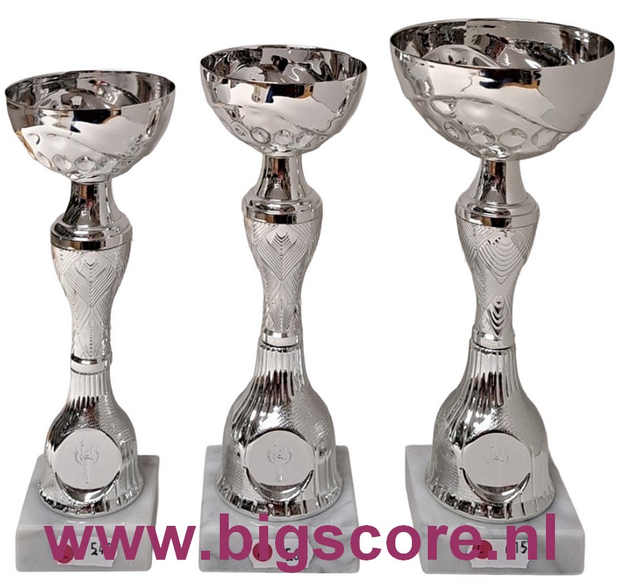 AUB 019 Beker Zilver LAATSTE Serie OP=OP!!